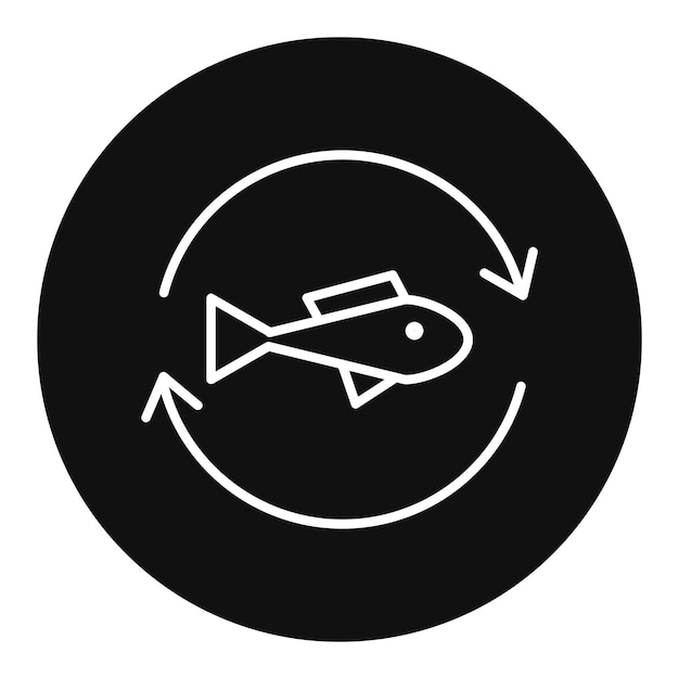 Sustainable Seafood Vector Illustration