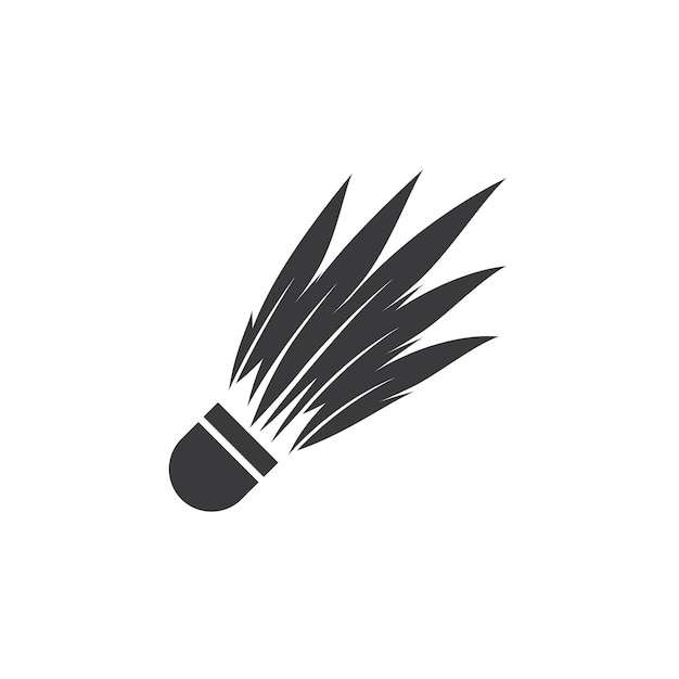 Suttle cock badminton logo illustratie vector ontwerp