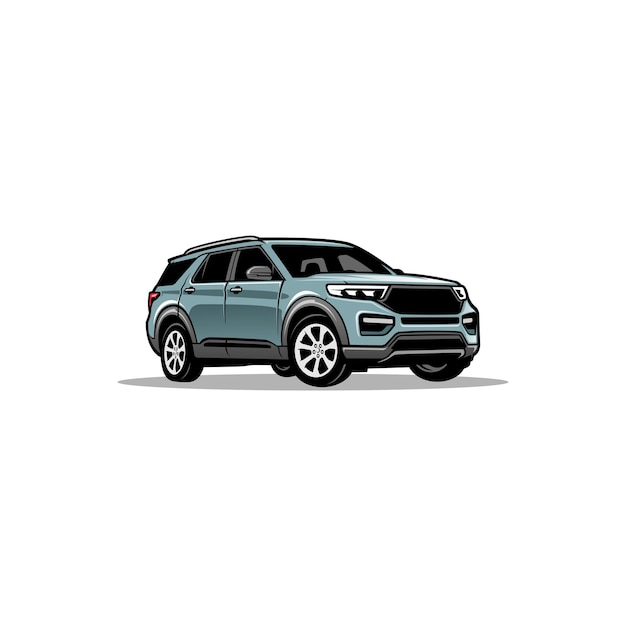 Suv auto illustratie vector