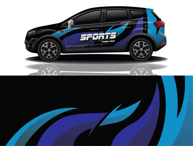 Suv auto sticker wrap ontwerp