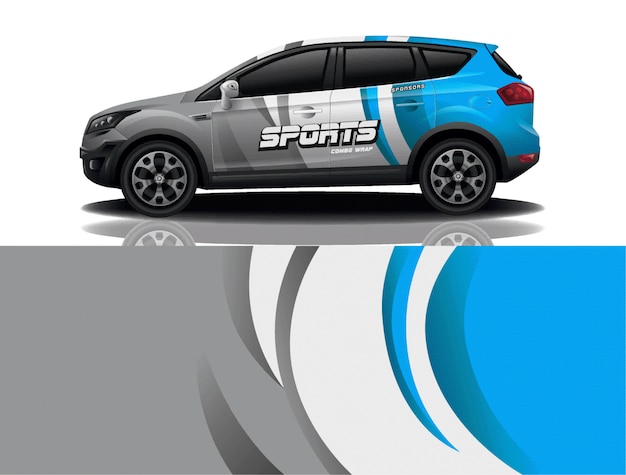 SUV auto sticker wrap ontwerp