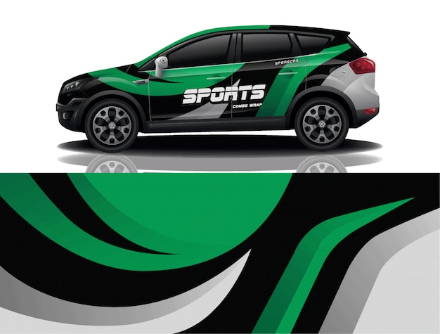 suv car decal wrap design