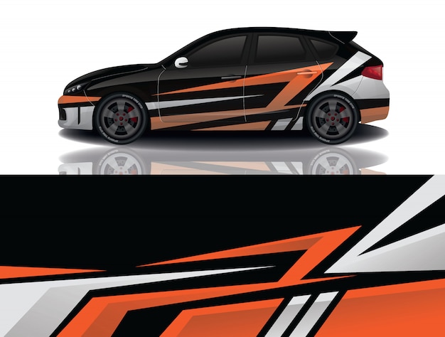 suv car decal wrap design