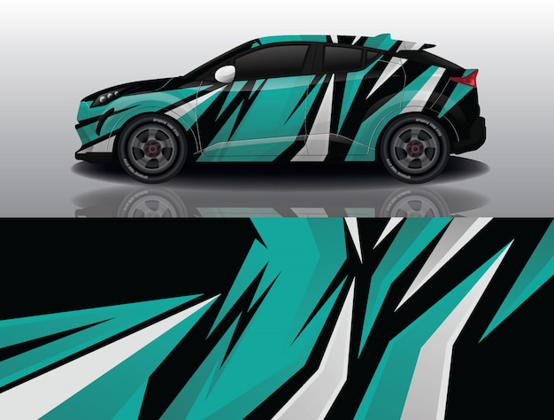 suv car decal wrap design