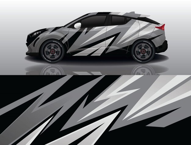 suv car decal wrap design