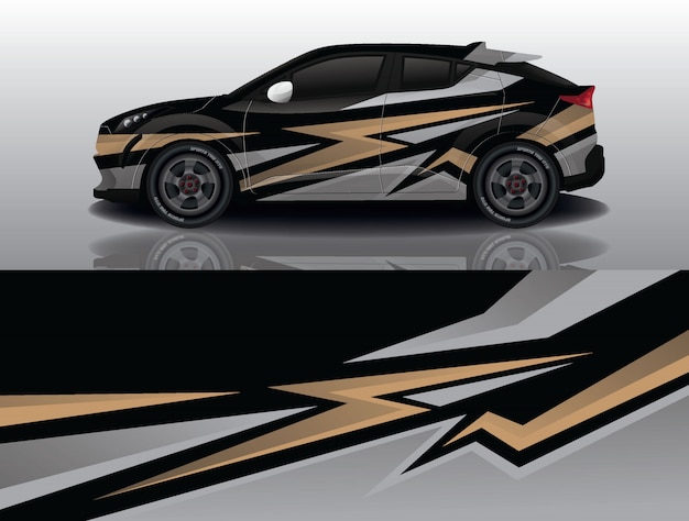 suv car decal wrap design