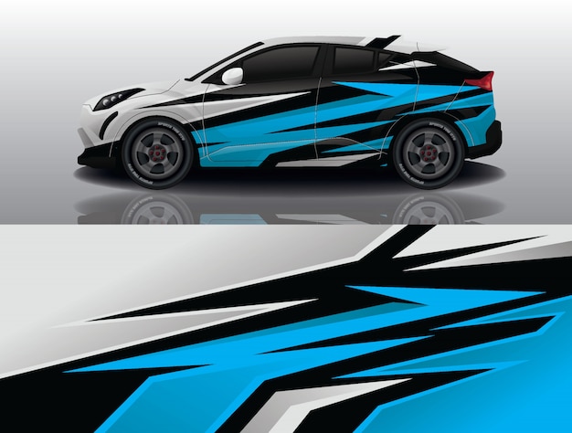 suv car decal wrap design