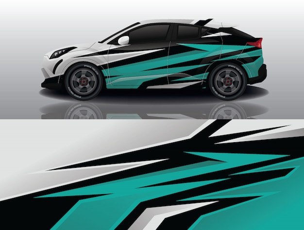 suv car decal wrap design