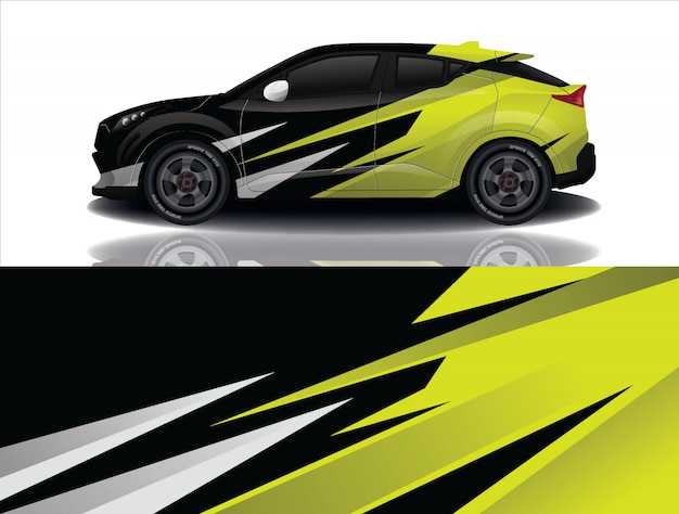suv 자동차 데칼 랩 그림