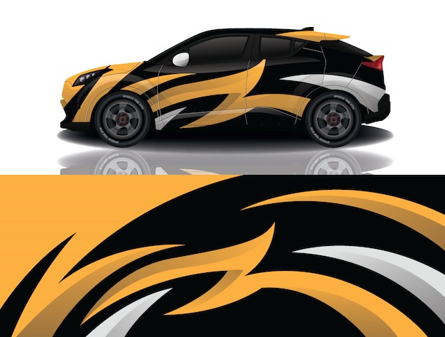 Suv car decal wrap