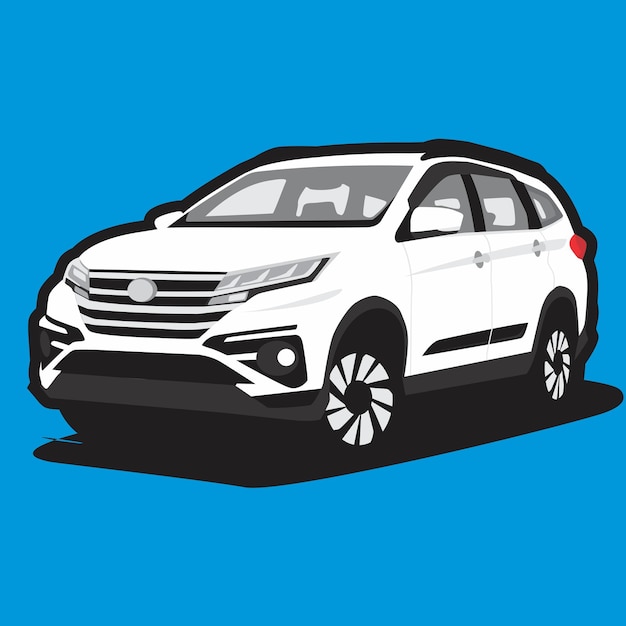 suv car premium cartoon ilustration