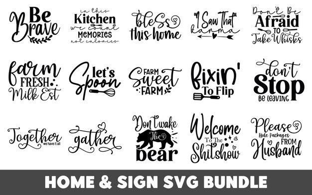 Vector svg design bundle