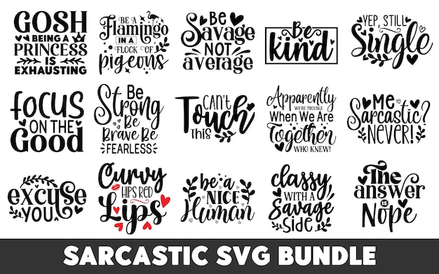 Vettore bundle di progettazione svg