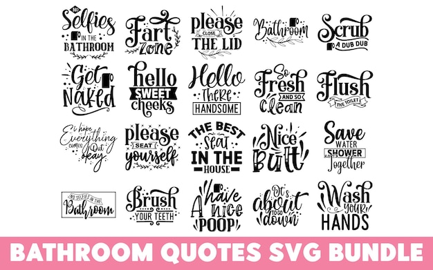 Vettore bundle di progettazione svg