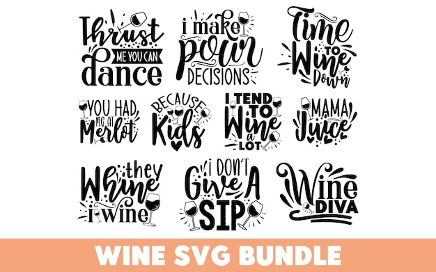 Vettore bundle di progettazione svg