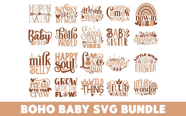 Vettore bundle di progetti svg