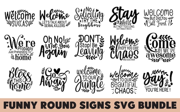 SVG Designs BundleVol 1 (Сводный сборник дизайна SVG)