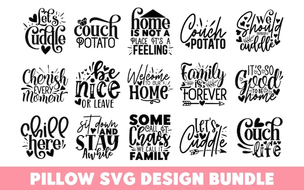 SVG Designs BundleVol 1 (Сводный сборник дизайна SVG)