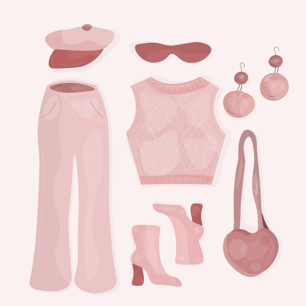 svg jpeg baby barbie bril tas roze tas