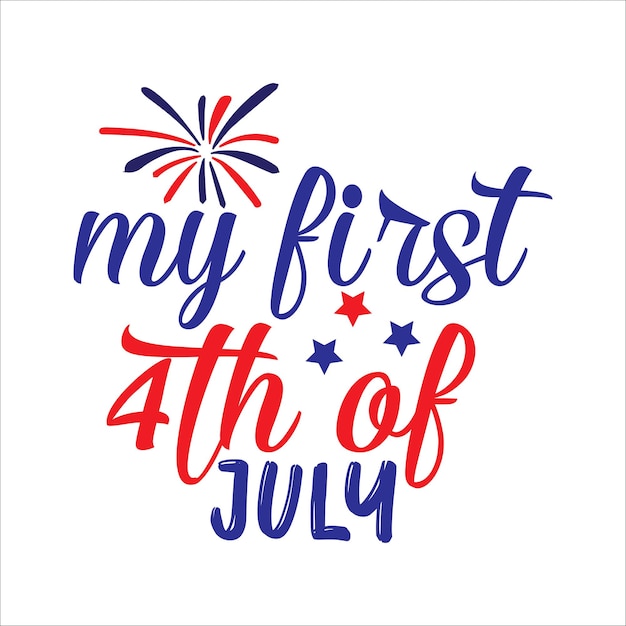 SVGs 4th Of July Svg American Svg my 1st 4th Of July Svg