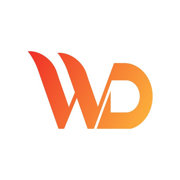 Vector sw logo design