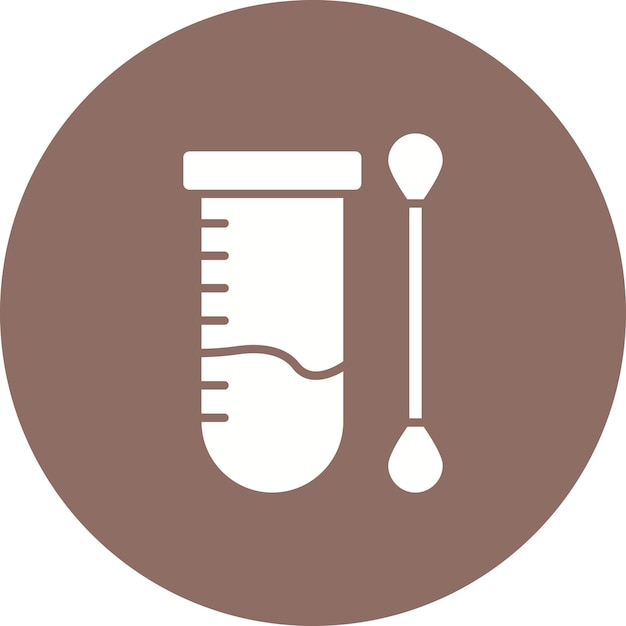 Swab Test vector icon Can be used for Health Checkup iconset