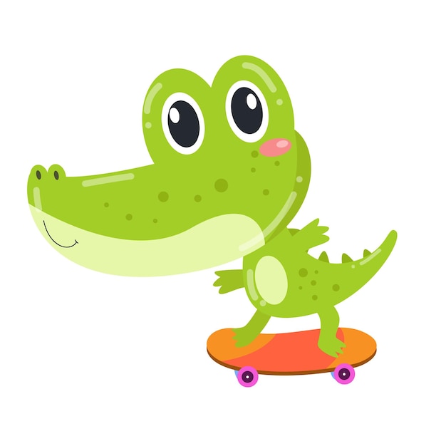 The Swamp Company Unique Logo Featuring Vector Crocodile