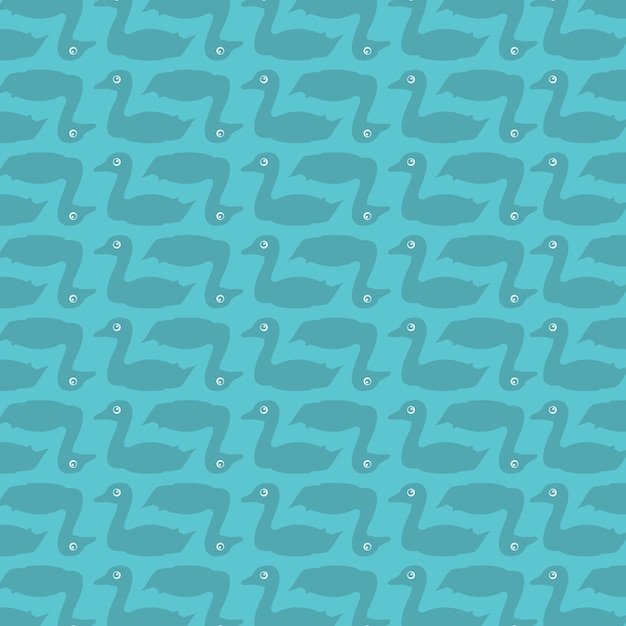 swan bird background pattern