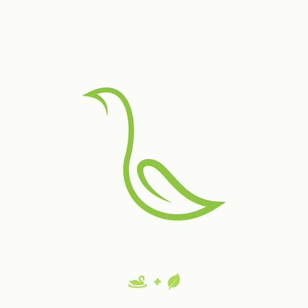 Logo verde cigno