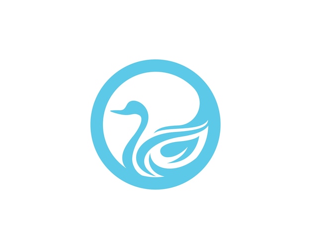 Swan logo sjabloon