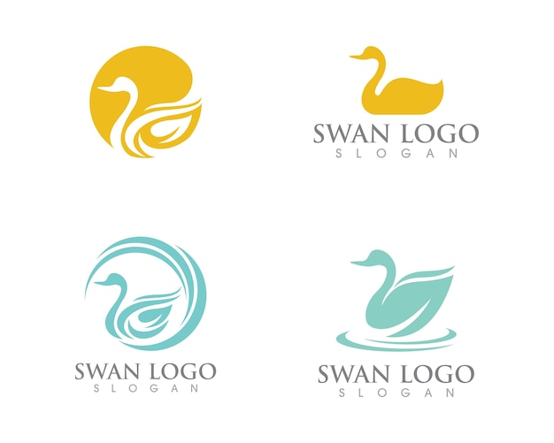 Swan logo sjabloon