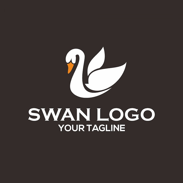 Вектор Логотип swan