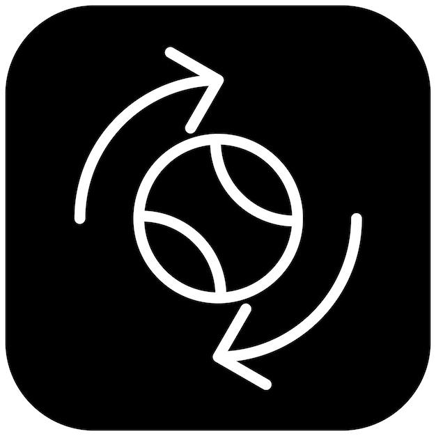 サッカーアイコンセットのスワップベクトルアイコンのイラスト