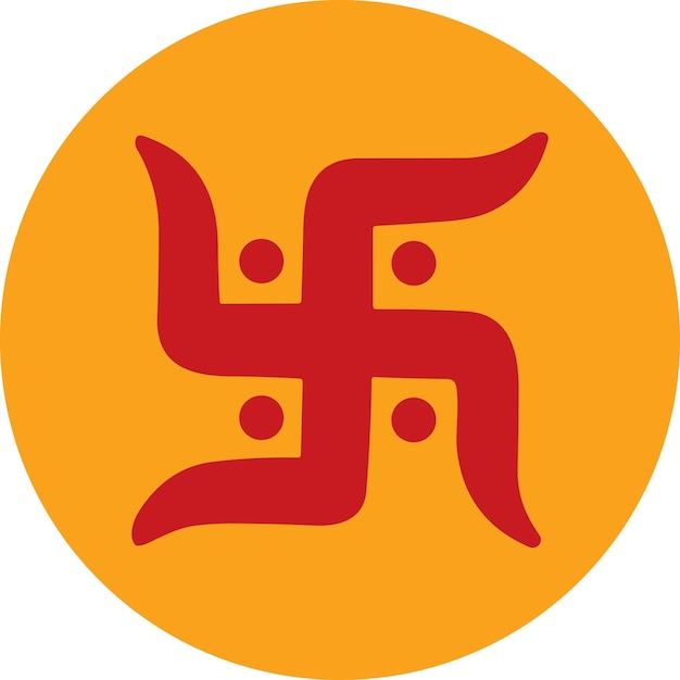 Swastik icon swastika sign vector hinduism sign hindu symbol spiritual symbol