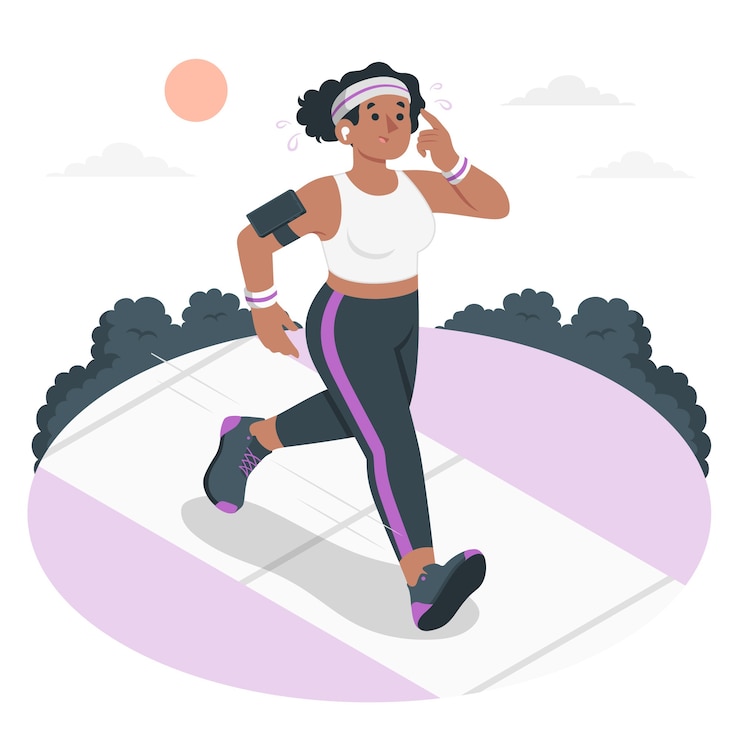 Vector sweat band concept illustration