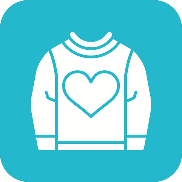스웨터 셔츠 아이콘 터 이미지 패션 전자 상거래에 사용할 수 있습니다.
