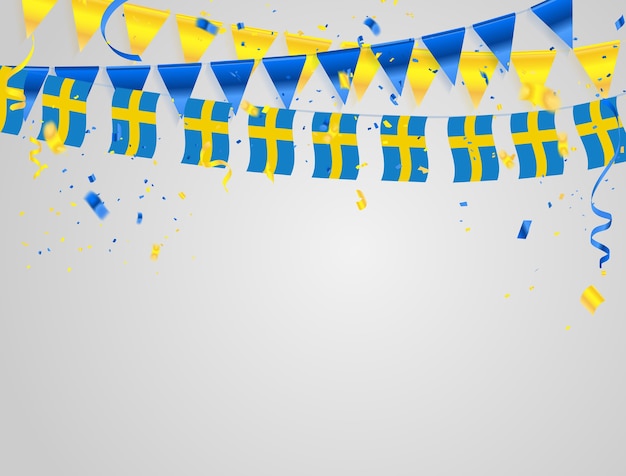 スウェーデンの旗祝賀の背景