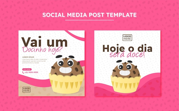 Sweet Animation Social Media Post Design