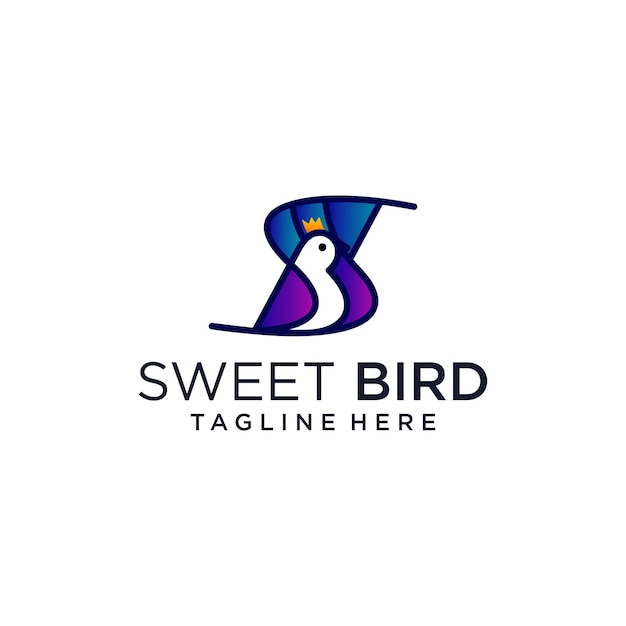 Sweet bird creative logo design