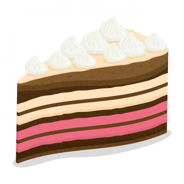 Vector sweet cake icon