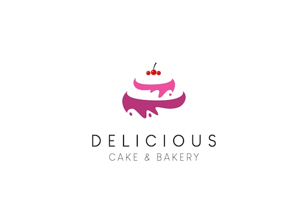 Premium Vector | Sweet cake logo cupcake logo icon