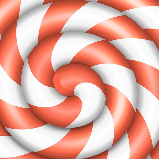 Sweet candy abstract spiral background Vector illustration