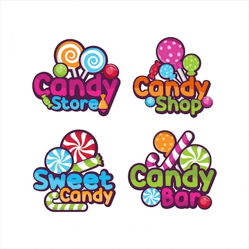 Premium Vector | Sweet candy shop design