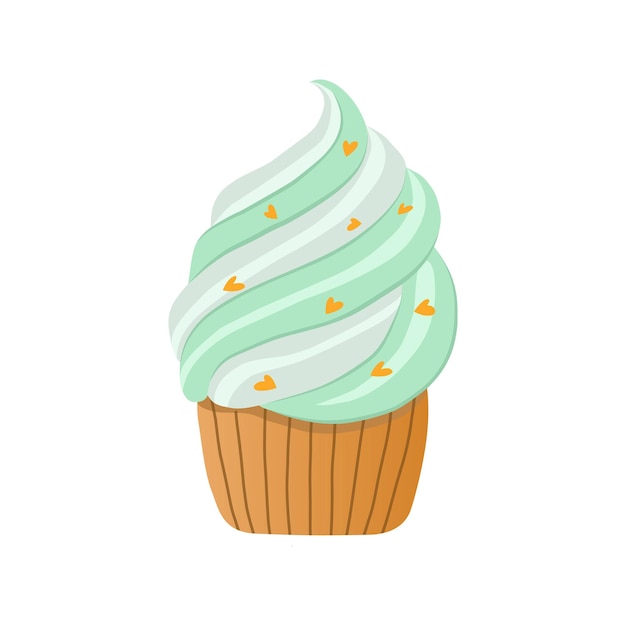 Sweet cupcake vector