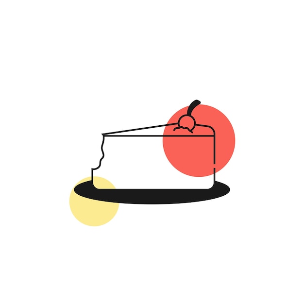 Sweet Dessert Cake Icon