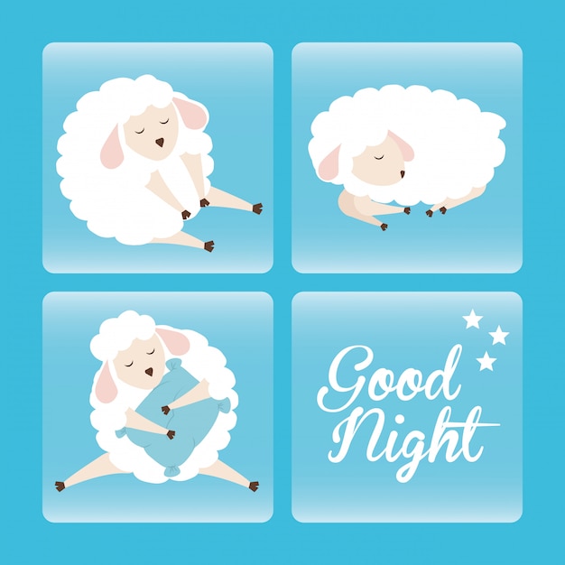 Vector sweet dreams design.