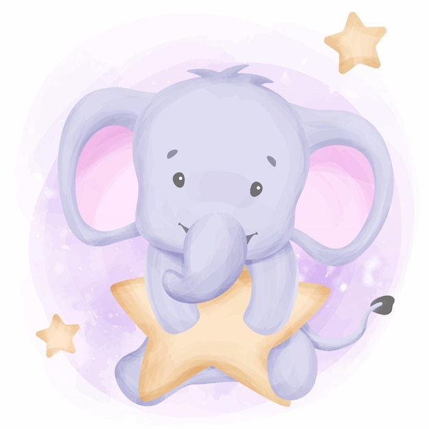 Sweet Dreams Elephant Reach the Stars