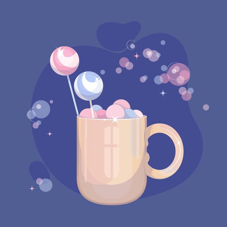 Vector sweet dreams mug