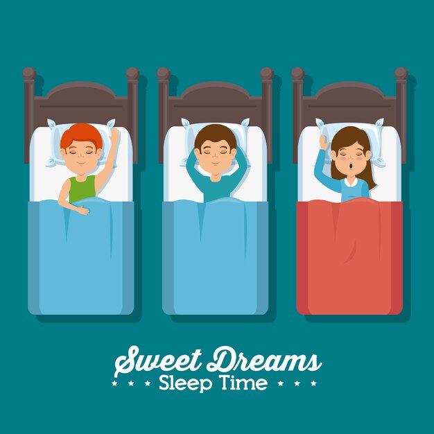 Sweet dreams sleeping time icon