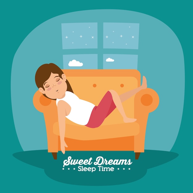 Sweet dreams sleeping time icon